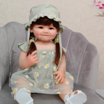 Baby Reborn Girl Doll 22 Tolline Pehme Silikoonist Keha Realistic Reborn Dolls Baby Bonecas Meninad Lastele Kingitus