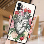 Inimese s&uuml;dame lill iPhone'i telefoni&uuml;mbrisele Samsung Galaxy Redmi Xiaomi Oppo OnePlus Note SA 7 8 9 10 11 12 13 14 20 21 22 23 53 54 Pro Max Ultra iPhone 6 or 6S