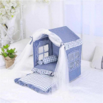 Lemmikloomatelk Koerte Kassipesa Loominguline Four Seasons Printsessituba Kassipesa Eemaldatavas stiilis tootmine M sinine