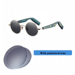 Hiina Dragon Style Bluetooth Talk Smart Audio Prillid Muusika Tws K&otilde;rvaklapid Polariseeritud p&auml;ikeseprillid Androidile Google Apple Phones With polarized