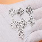 7tk/komplekt Chakra Connector Charms Aksessuaarid Ehted Ehted Ripatsid K&auml;sitsi valmistatud
