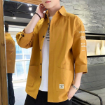 2023 s&auml;rgid Mehed Ilus mood T&auml;navar&otilde;ivad Disain Jaapani Harajuku Korea Suvi K&otilde;ik sobivad Teens College Unisex Clothes Ins Asian Size M kollane