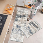 Abstract Print K&ouml;&ouml;gimatt Pehme imav vannitoavaip Magamistoa voodivaip pikk kohandatud suur elutoa koridori vaip 40x60cm 1pcs