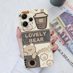 &Uuml;mbrised Xiaomi Redmi 12 A1+ A2+ 9A 9C 10A 10C 11A 12C telefonikaanele, kaitserauad Cute Bear p&otilde;rutuskindel silikoon&uuml;mbris Kaamera kaitse Redmi telefoni&uuml;mbrisele Redmi 12C