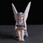 Aiavaigust kaunistused Inglit&uuml;druku skulptuur Lindude toitja Lillehaldjas Dekoratiivne kuju 15X13X6cm