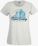 Sanctuary Unisex T-s&auml;rk Funny Ladies Dead Zombie Walking Saviors Negan Bat S