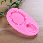 1 tk silikoonvorm 3D raamiga seebivorm silikoonvorm ilupeegli disainivorm