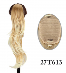 XINRAN s&uuml;nteetiline mitmekihiline pikk sirge lokkis hobusesaba paruka pikendus, 22-tolline pingutusn&ouml;&ouml;riga kuumakindel naiste pidutsemiseks 55CM