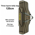 2/3/4 kihiga 70CM-130CM Protable kokkupandav &otilde;ngeritva kandekott kalavarraste t&ouml;&ouml;riista hoiukoti &uuml;mbris Veekindel kalastustarbed XA81G