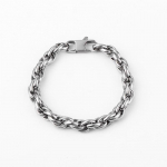 Poleeritud roostevabast terasest k&auml;ev&otilde;ru Kuuba meeste k&auml;ev&otilde;ru Meeste trendikas hip-hop stiilis roostevabast terasest punutud kett 8.5MM*20cm