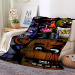 Freddy filmitekk &otilde;udusm&auml;ng FNAF viskatekkMoomiks liivatekk Laste magamistuba elutuba dekoratiivne tekkFanni kingitus 75x100cm
