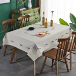 Elutoa s&ouml;&ouml;gilaua tr&uuml;kkimine laudlina varustus Valge kaasaegne lihtne majapidamiskaunistus &uuml;marlaualina 85x85cm valge