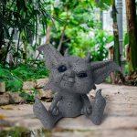Art Fairy Garden Statue Lawn Porch Patio Hallway Pot Flower Bed indoor and outdoor Office Hotel Multi_Angry A