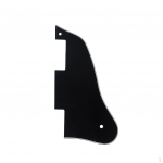 durable three-ply Pickguard Scratch Plate for ES335 Guitar Replacement Parts Black
