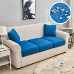 Veekindel Seersucker diivan istmepadja kate m&ouml;&ouml;bel kaitsev elastne &uuml;hev&auml;rviline L-kujuline nurk tugitooli diivan kate Pillowcase-1pcs kollane