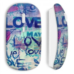 Juhtmeta hiir &Uuml;ks armastuse disainiga kunstigraafika