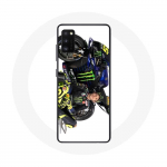 Samsung Galaxy A41 &uuml;mbris Valentino Rossi Speed ​​​​driver valgel taustal