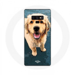 &Uuml;mbris Samsung Galaxy Note 9 kuldse retriiveri kutsika jaoks