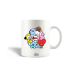Mug en C&eacute;ramique BTS Bangtan Sonyeondan BT21 Tata Chimmy Cooky Rj Shooky Koya Mang