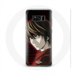&Uuml;mbris Samsung Galaxy S8 Plus Light Yagami Death Note Anime Manga jaoks