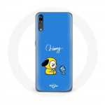 Coque pour Huawei P20 Pro Bangtan BTS BT21 Chimmy Jimin Fond Bleu