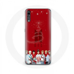 &Uuml;mbris Huawei P20 BTS Bangtan Boysi punase taustaga j&otilde;ulukingituseks 2023