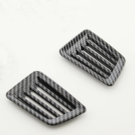 My good car Air Conditioning Dashboard Vent Decoration Cover For Ford Ranger Everest Endeavor 2015- style A 2PC gray