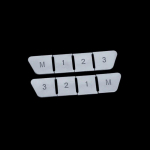 Car Styling for Mercedes Benz GLA CLA GLK GLE CLS ML GL A B C E class w204 W212 Seat Adjust memory 1 2 3 M Button Cover Sitckers h&otilde;be