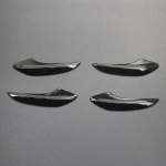 Carbon fiber Car Interior Door Armrest Handle Cover Trim Door bowl frame Stickers For Mercedes Benz C E Class W205 W213 GLC X253 must