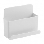 Hoiukast seinale kinnitatav ABS valge kandev&otilde;imega kaugjuhtimispuldi hoidik koju L valge