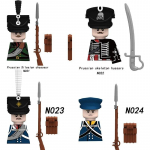 Napoleoni s&otilde;jad S&otilde;jav&auml;es&otilde;durid Ehitusplokid Keskaegse Armee Figuurid Vene Ukraina R&uuml;&uuml;tlid Jalav&auml;gi Relv Tellised Laste M&auml;nguasjad