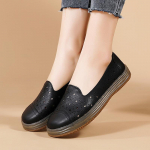 Naiste pehmed jalap&uuml;ksid vabaaja elegantsed suvised tossud hingavast nahast mokassiinidest kingad 35 must