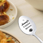 Graveeritud roostevabast terasest lusikas Emadep&auml;eva kingitused J&auml;&auml;tise keetmine matkapudru jaoks style A