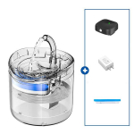 WTEMPO automaatne kassi veepurskkaev s&ouml;efiltriga jook kassidele koera veejaotur lemmikloomaandur kassidele 2000ML valge