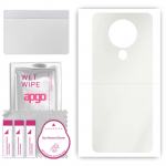 apgo MATTE Protective Skin Sticker for the back compatible with Tecno Spark 6, Wrap Film, Hydrogel Film, Flexible, Soft TPU with positioning layer eas