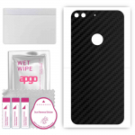 apgo Protective Skin Sticker for the back compatible with Google Pixel XL, Wrap Film, Foil, Vinyl - Pattern Carbon Black