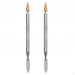 2Pcs Two Heads Leather Craft Edge Dye Pen Paint Treatment for Belt Strap Oil Painting Tools, 5 inch