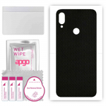 apgo Protective Skin Sticker for the back compatible with Xiaomi Redmi Note 7, Wrap Film, Foil, Vinyl - Pattern Matrix