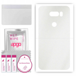 apgo Protective Skin Sticker for the back compatible with LG V30S ThinQ, Wrap Film, Foil, Vinyl - Pattern Matte Transparent