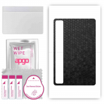 apgo skin sticker film foil vinyl for the BACK compatible with TCL TAB 8 LE, scratch-resistant, easy to install - Black Honeycomb