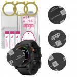 3x apgo MATTE h&uuml;briidne kaitseklaas, mis &uuml;hildub Garmin Fenix ​​7 Pro-ga, painduv nanoklaas, suurep&auml;rane asendus karastatud klaasile, kriimustuskindel