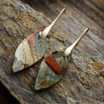 Uued Bohemian Emperor Stone Leaf ripatsk&otilde;rvar&otilde;ngad Euroopa ja Ameerika populaarsed ehted h&otilde;be