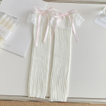 Jalasoojendajad Naistele Lolita Pits Ruffle Sokid Sukad Armsad Vibu Kootud Jalakasooje P&otilde;lvesokid JK Sweet Girls Kawaii Jalasoojendajad One Size