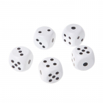 5 tk 20 mm valged mustad t&auml;pid digitaalsed t&auml;ringud 6 k&uuml;ljega puidust t&auml;ringud lastele pusle t&auml;ringud lauam&auml;ngu rekvisiidid KTV baari t&auml;ringukomplekt 24BD