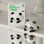 Mini Armsad Panda Mikro ehitusklotsid 3D Teemant Mudel Loomad Klotsid Ise ise Linna ehitusm&auml;nguasjad lastele Lastele Kingitus Panda-167Pcs