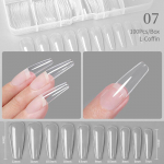 100 tk. Vajutage kunstk&uuml;&uuml;ntele kapsel Geelk&uuml;&uuml;nte pikenduss&uuml;steem k&uuml;&uuml;neotsad Coffin French Quick Building Mold Tool