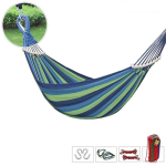 Canvas Hammock Outdoor Swing &Uuml;mberminekuvastane Sleeping Hang telkimistarvikud