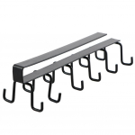 10 konksu topsihoidja rippuv k&ouml;&ouml;gikapp riiuli all hoiuresti organiseerija raud multifunktsionaalne k&ouml;&ouml;gitarvete hoiukonks