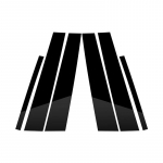 Auto poleeritud sambapostid akna trimmikate BC kolonni kleebis BMW 3-seeria E90 2005-2012 tarvikud auto v&auml;lisosad