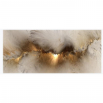 Kodukaunistuse plakat Abstraktne pilv maastik &Otilde;limaal Seinakunst Elutuba Magamistuba Veranda Toa sisustus Estilised plakatid Maalimine 20x40cm No frame valge/kuld